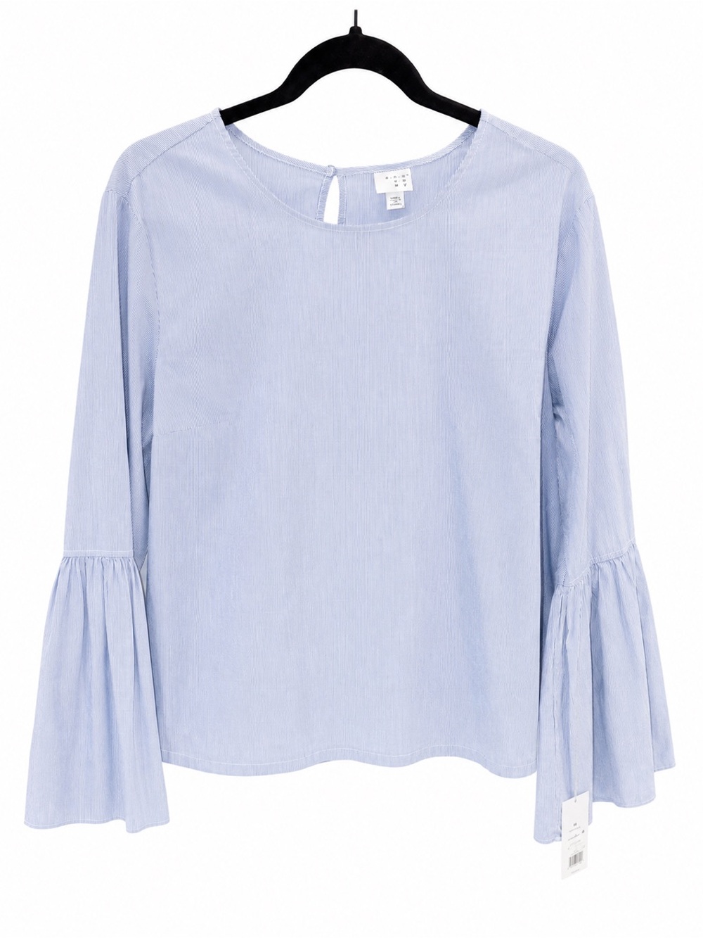 Target Light Blue Bell Sleeve Blouse
